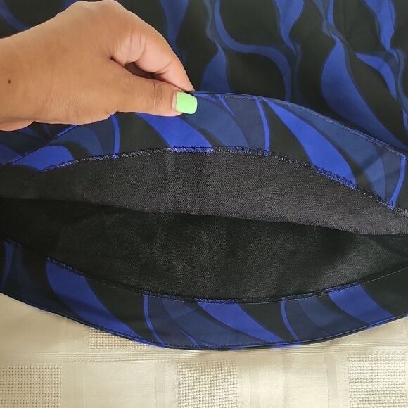 Zara Blue Mini Pencil Skirt for Cocktail Nights - Picture 8 of 16